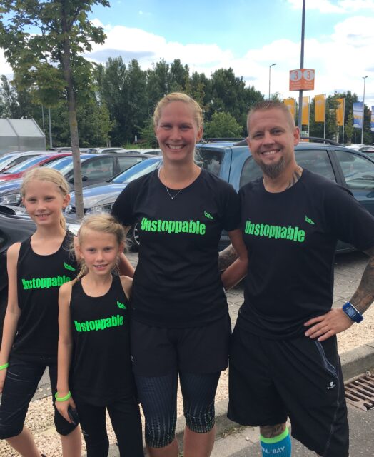 Dennis Kühlwein (mit Familie), Mitglied des Stiftungsrates und Ehrenpräsident der Stiftung